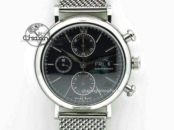 MIROTIME 0507 Ingeniuer St.Laurens SS Black Dial MKF 1:1 V2 Best Edition On Black Leather Strap A Functional 7351